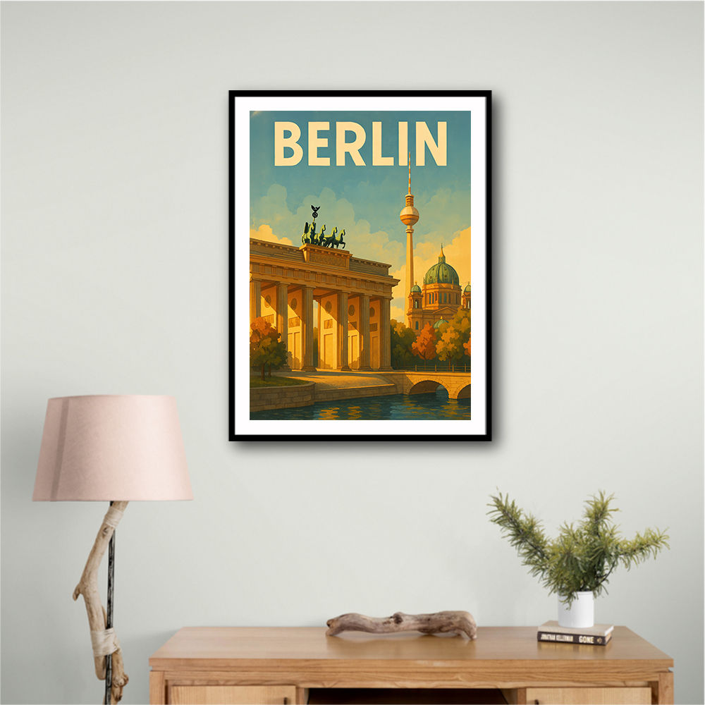 Berlin Travel Poster Wall Art