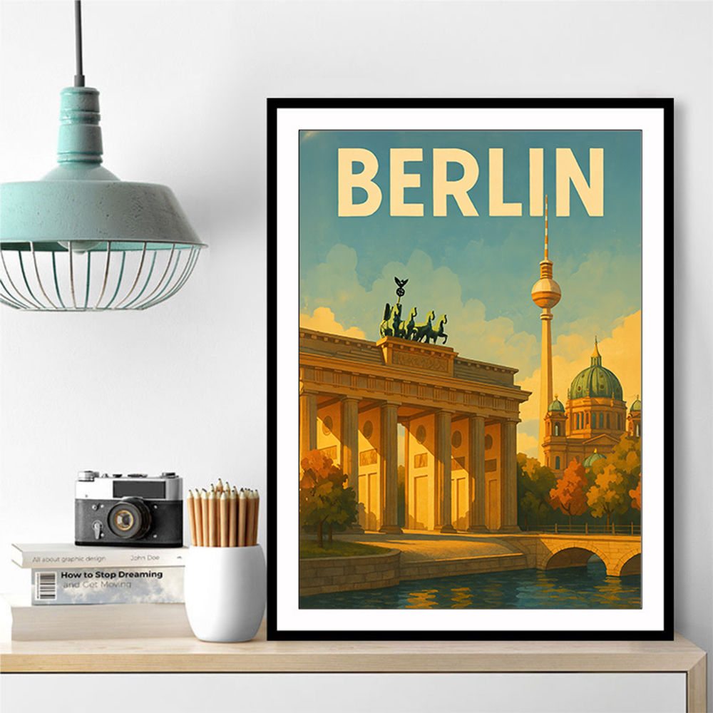 Berlin Travel Poster Wall Art