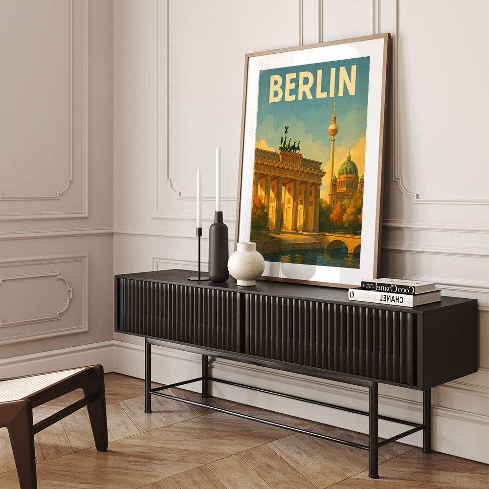 Berlin Travel Poster Wall Art