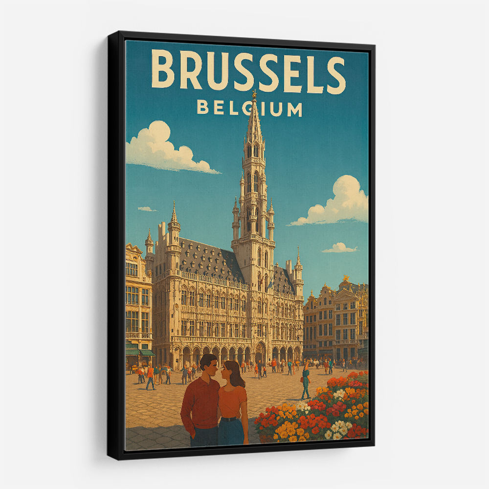 Brussels Travel Poster 2 Wall Art Brussels Travel Poster 2 Wall Art