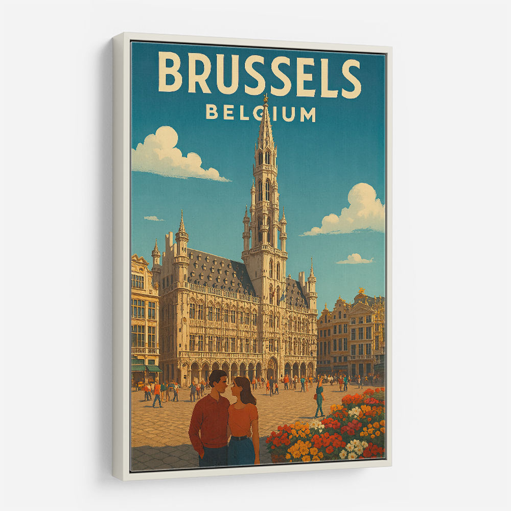 Brussels Travel Poster 2 Wall Art Brussels Travel Poster 2 Wall Art