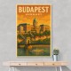 Budapest Buda Castle Travel Poster 1 Wall Art Budapest Buda Castle Travel Poster 1 Wall Art