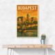 Budapest Buda Castle Travel Poster 1 Wall Art Budapest Buda Castle Travel Poster 1 Wall Art