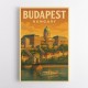 Budapest Buda Castle Travel Poster 1 Wall Art Budapest Buda Castle Travel Poster 1 Wall Art