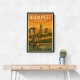 Budapest Buda Castle Travel Poster 1 Wall Art Budapest Buda Castle Travel Poster 1 Wall Art