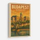 Budapest Buda Castle Travel Poster 1 Wall Art Budapest Buda Castle Travel Poster 1 Wall Art