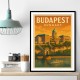 Budapest Buda Castle Travel Poster 1 Wall Art Budapest Buda Castle Travel Poster 1 Wall Art