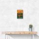 Budapest Buda Castle Travel Poster Wall Art