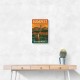 Budapest Buda Castle Travel Poster Wall Art