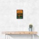 Budapest Buda Castle Travel Poster Wall Art