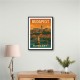 Budapest Buda Castle Travel Poster Wall Art
