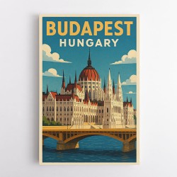 Budapest Parliament Poster 1 Wall Art