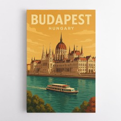 Budapest Parliament Poster Wall Art