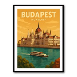 Budapest Parliament Poster Wall Art