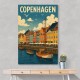Copenhagen Travel Poster 1 Wall Art Copenhagen Travel Poster 1 Wall Art