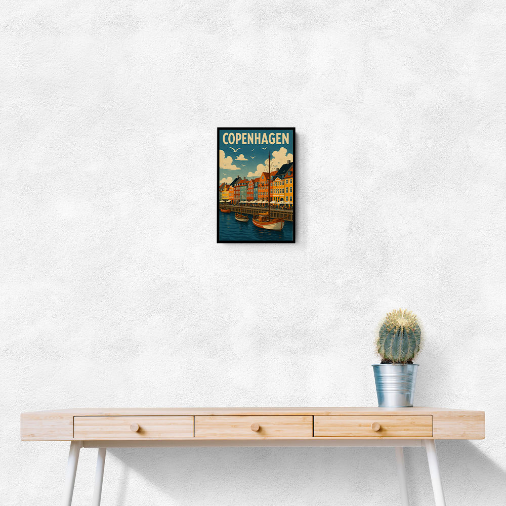 Copenhagen Travel Poster 1 Wall Art Copenhagen Travel Poster 1 Wall Art