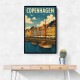 Copenhagen Travel Poster 1 Wall Art Copenhagen Travel Poster 1 Wall Art