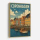 Copenhagen Travel Poster 1 Wall Art Copenhagen Travel Poster 1 Wall Art