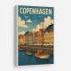 Copenhagen Travel Poster 1 Wall Art Copenhagen Travel Poster 1 Wall Art