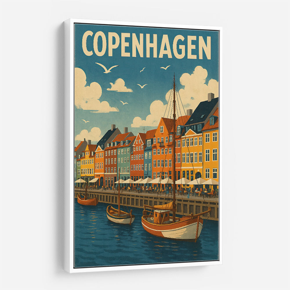 Copenhagen Travel Poster 1 Wall Art Copenhagen Travel Poster 1 Wall Art