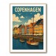 Copenhagen Travel Poster 1 Wall Art Copenhagen Travel Poster 1 Wall Art