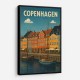Copenhagen Travel Poster Wall Art