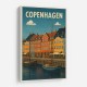 Copenhagen Travel Poster Wall Art