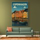 Copenhagen Travel Poster Wall Art