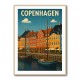 Copenhagen Travel Poster Wall Art