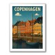 Copenhagen Travel Poster Wall Art