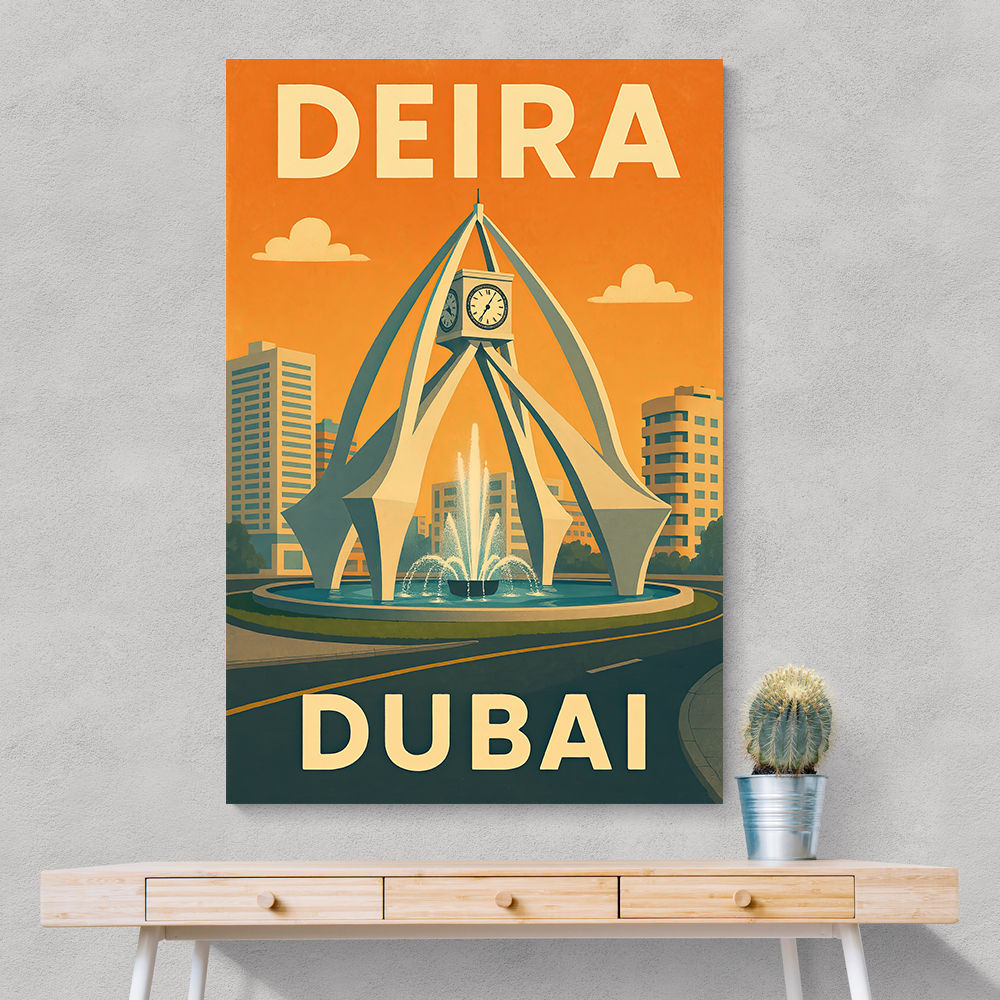 Deira Clock Tower Poster 1 Wall Art Deira Clock Tower Poster 1 Wall Art