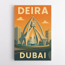 Deira Clock Tower Poster 1 Wall Art