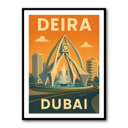 Deira Clock Tower Poster 1 Wall Art
