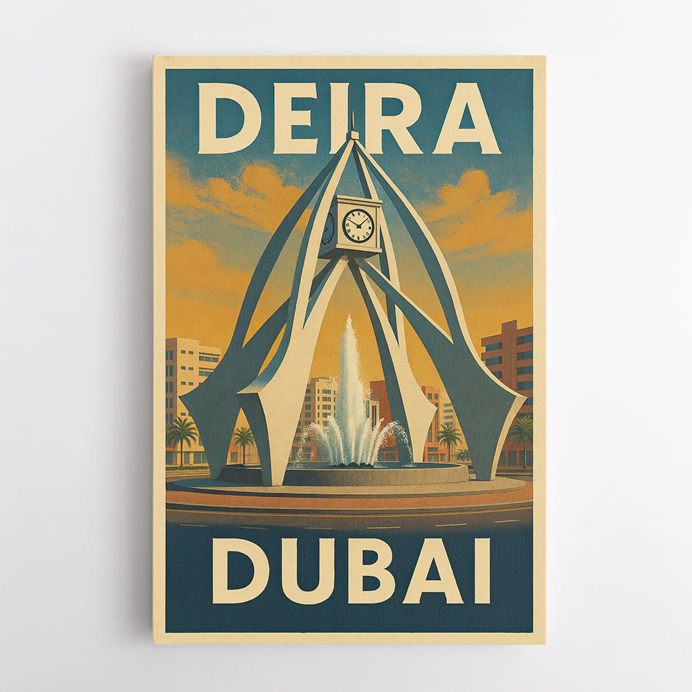Deira Clock Tower Poster Wall Art Deira Clock Tower Poster Wall Art