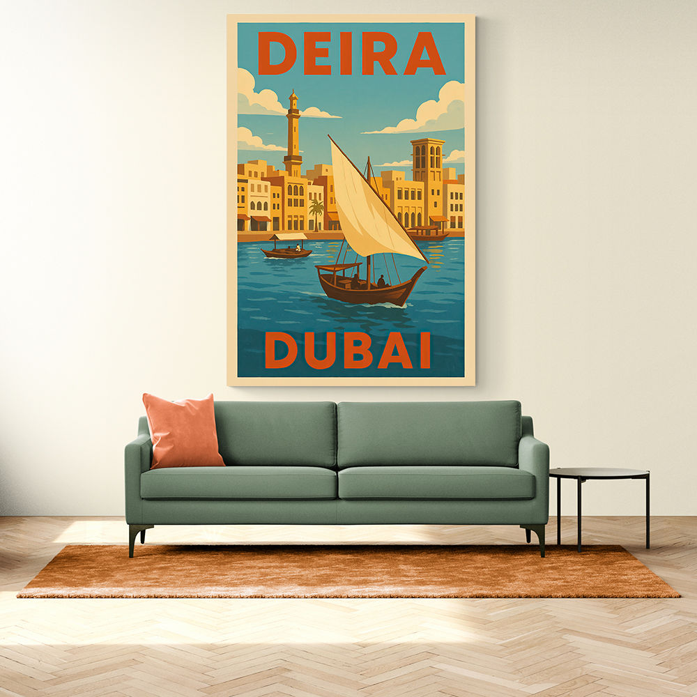 Deira Dubai Travel Poster 1 Wall Art Deira Dubai Travel Poster 1 Wall Art