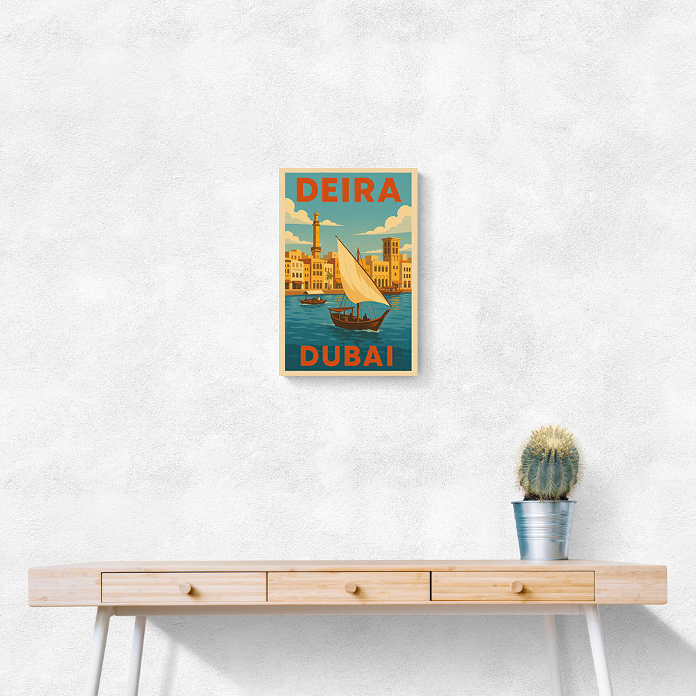 Deira Dubai Travel Poster 1 Wall Art Deira Dubai Travel Poster 1 Wall Art
