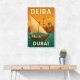 Deira Dubai Travel Poster Wall Art Deira Dubai Travel Poster Wall Art