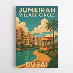 Dubai JVC Poster 1 Wall Art