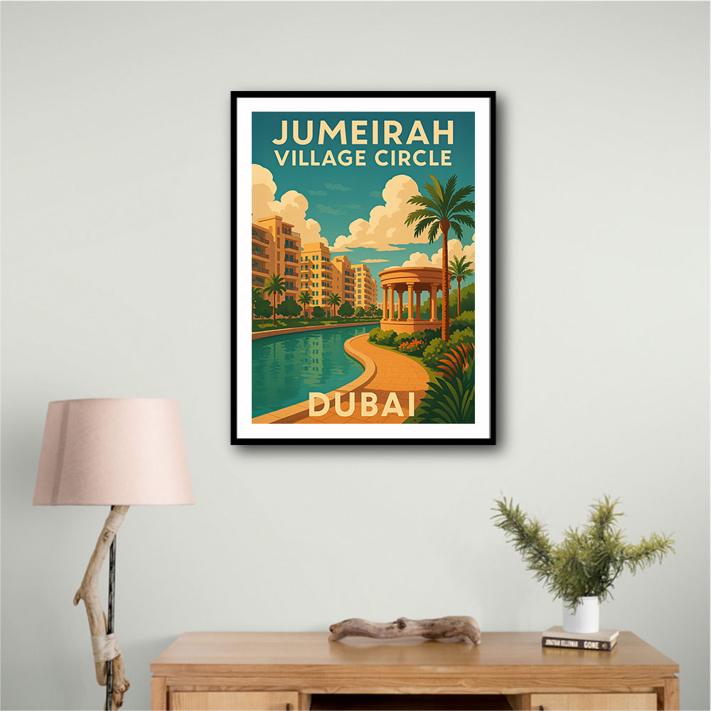 Dubai JVC Poster 1 Wall Art Dubai JVC Poster 1 Wall Art