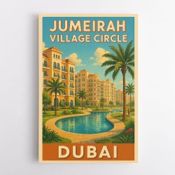 Dubai JVC Poster Wall Art