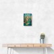 Dubai Marina Skyline Travel Style Poster Wall Art