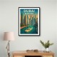 Dubai Marina Skyline Travel Style Poster Wall Art