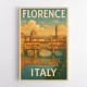 Florence Italy Travel Poster Featuring Ponte Vecchio Poster Wall Art Florence Italy Travel Poster Featuring Ponte Vecchio Poster Wall Art
