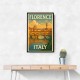 Florence Italy Travel Poster Featuring Ponte Vecchio Poster Wall Art Florence Italy Travel Poster Featuring Ponte Vecchio Poster Wall Art