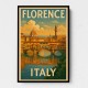 Florence Italy Travel Poster Featuring Ponte Vecchio Poster Wall Art Florence Italy Travel Poster Featuring Ponte Vecchio Poster Wall Art