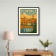 Florence Italy Travel Poster Featuring Ponte Vecchio Poster Wall Art Florence Italy Travel Poster Featuring Ponte Vecchio Poster Wall Art