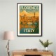 Florence Italy Travel Poster Featuring Ponte Vecchio Poster Wall Art Florence Italy Travel Poster Featuring Ponte Vecchio Poster Wall Art