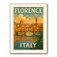 Florence Italy Travel Poster Featuring Ponte Vecchio Poster Wall Art Florence Italy Travel Poster Featuring Ponte Vecchio Poster Wall Art