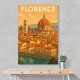 Florence Italy Travel Poster Wall Art