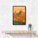Florence Italy Travel Poster Wall Art